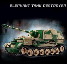 WW2 Jagdpanzer Elefant Sd.Kfz. 184 TopQualität  NEU 826 Teile + 1 Soldat