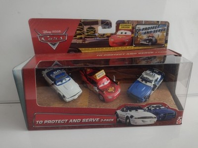 Disney Pixar Cars zum Schutz und Servieren 3er Pack inkl. Fahrschulblitz