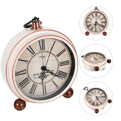  1Pc Desktop Wecker Retro Vintage Schlafzimmer Wecker für Studenten Kinder