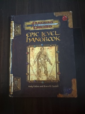 Dungeons and Dragons Epic Level Handbook 3rd Edition First Print 2002 WOTC