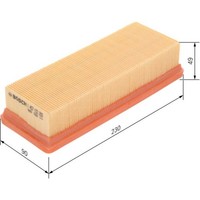 Bosch 1 457 433 255 Luftfilter FüR Fiat Lancia Staubpartikelfilter