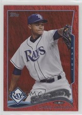 2014 Topps Future Stars Red Hot Foil Chris Archer #383 fm0