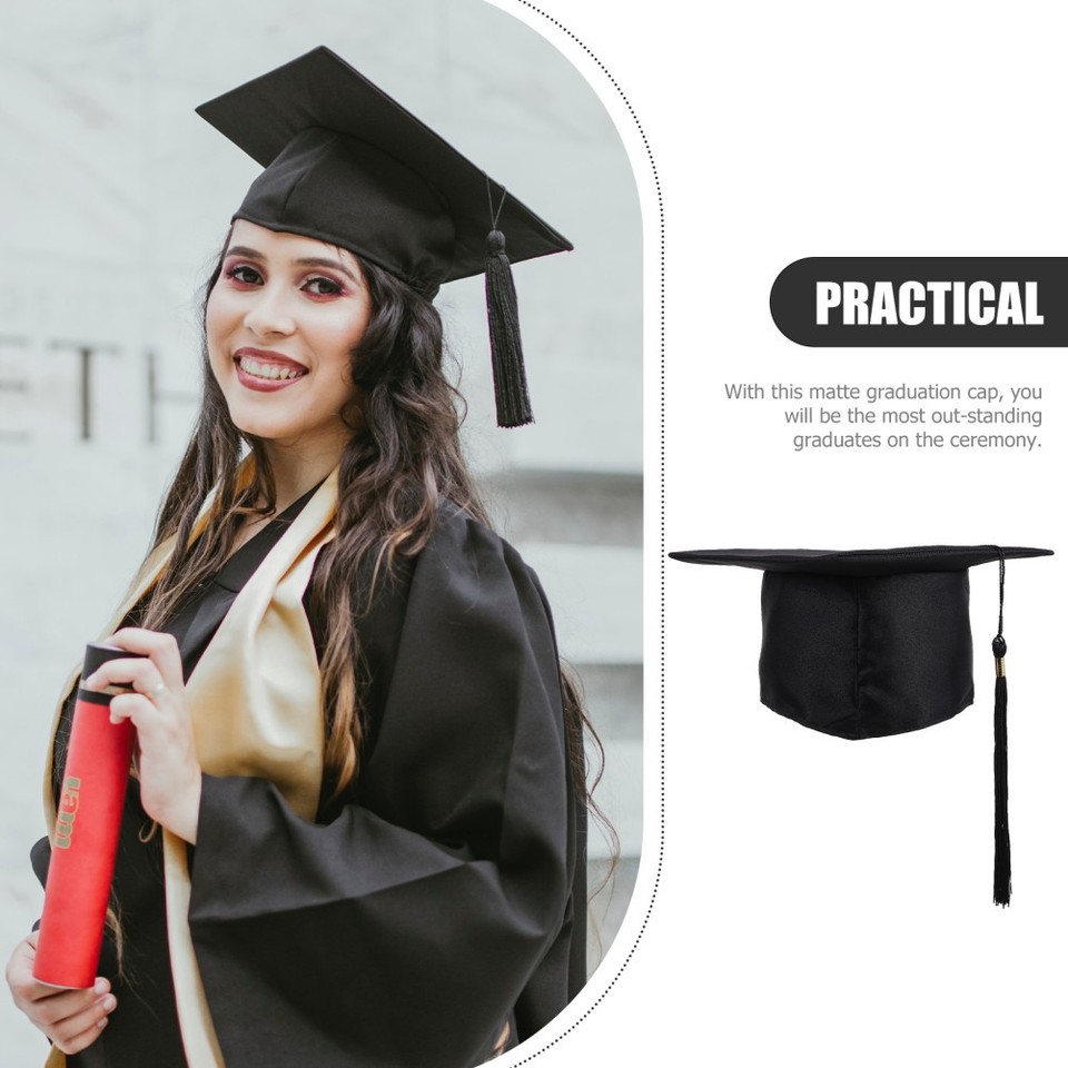 Adult Bachelor Graduation Caps with Tassels for Graduation Ceremony ...