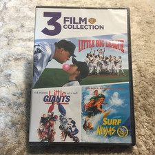 3 Film Collection: Little Big League / Little Giants / Surf Ninjas DVD SEALED