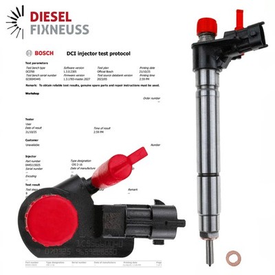 Bosch Common-Rail Einspritzdüse 0445115025   für Citroën/Peugeot/Ford/Lancia 2.2