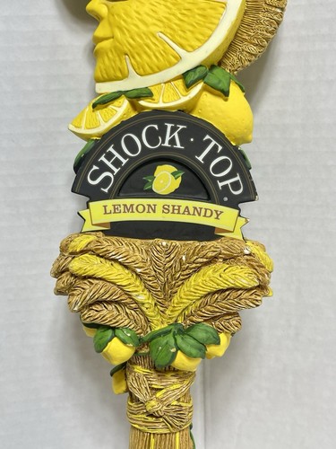 🔥 Preowned 12 Inch Tall Shock Top Lemon Shady 3D Beer Tap Handle🔥 - Picture 15 of 19