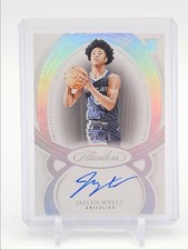 JAYLEN WELLS 2024-25 FLAWLESS DRAFT GEM SIGNATURES SILVER RC AUTO /25 Q2323