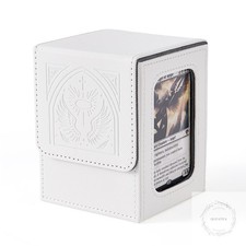 MTG Deck Box with Commander Display Angel Card Deck Case Fits 120 Single Sleeved