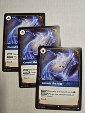 Playset 3x Consult The Past- Riftbound Origins - League Of Legends