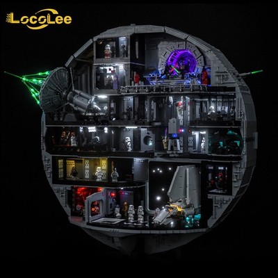 LocoLee LED Licht Kit für LEGO Star Wars 75419 Todesstern Licht Set