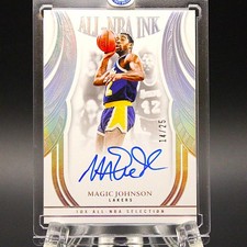 🔥💎2024-25 Panini Flawless MAGIC JOHNSON All-NBA Ink #ANB-MJO /25 (AU) Lakers🔥