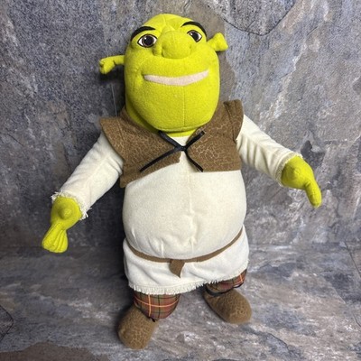 Hasbro Shrek 2 - sprechender Stofftier Oger selten 14 Zoll 2003 Vintage FUNKTIONIERT