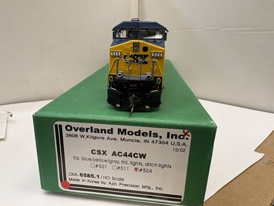 Overland OMI CSX GE AC44CW CSX Transportation  #524HO Brass #6581.1
