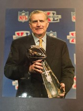 DAN ROONEY Super Bowl XL Trophy Unsigned 8 x 10 Photo - Pittsburgh Steelers