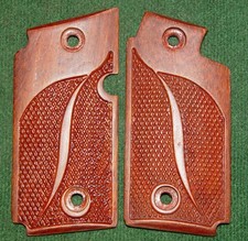 Sig Sauer P238 Checkered Rosewood RHYNO Grips