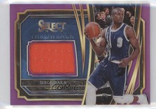 2019-20 Panini Select Throwback Memorabilia Purple Prizm 17/99 Serge Ibaka 0s5s