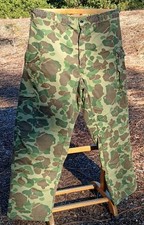 Vintage 60-70s Fred Bear Duck Camo Quilted Lined Camouflage Hunting Pants 38 Reg