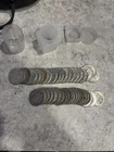 X2 90% Silver Franklin Walking Liberty Half Dollar Roll $20 Face Lot