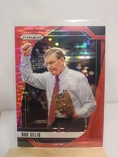 2025 Panini Prizm #131 Red Pulsar Prizm Bud Selig /399  Baseball Commissioner