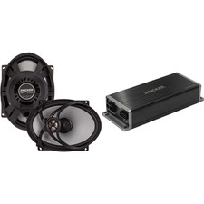 Kicker Marine KPX300.4 Powersports  Motorcycle Amp  5x7" Speakers 2 Ohm 