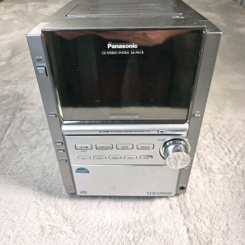 Panasonic SA-PM18 Stereo 5-Disc CD Player Aux Radio AM/FM Read Description 