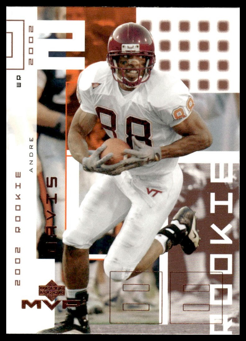 2002 Upper Deck MVP #284 Andre Davis RC Cleveland Browns NM+
