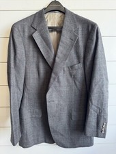 POLO University Club by Ralph Lauren Gray Plaid Wool Sport Coat 40R