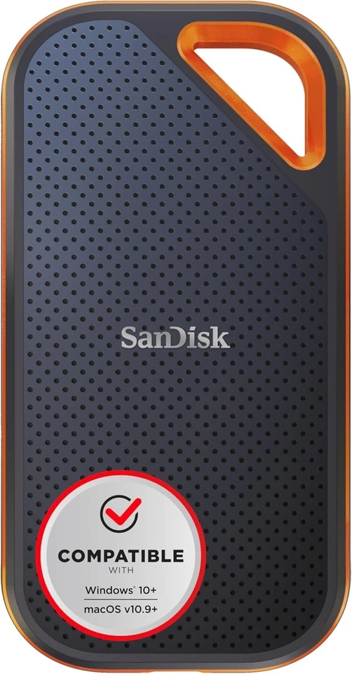 SanDisk Extreme PRO V2 Portable SSD 2TB (externe SSD, NVMe-SSD-Performance