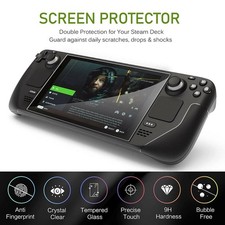 2Pcs Ultra thin 9H Tempered Glass Screen Protector for Steam Deck Game Console