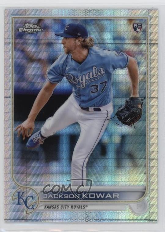 2022 Topps Chrome Prism Refractor Jackson Kowar #188 Rookie RC