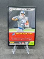 2021 NFL Five TCG Trey Flowers #U129 Detroit Lions Football Card