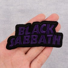 Black Embroidered Patches For Clothing Thermoadhesive DIY Jackets Iron on Patche