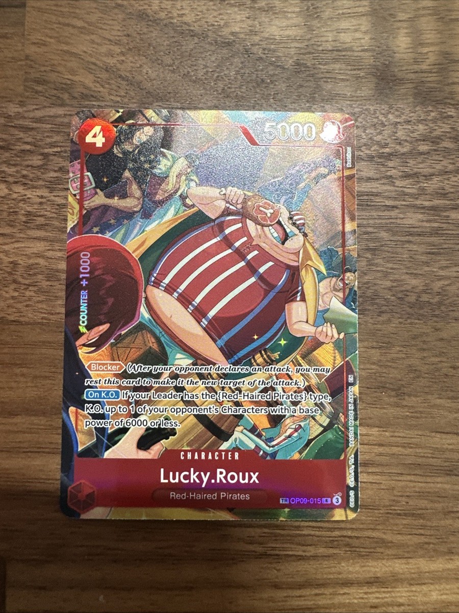 Lucky.Roux (TR) OP09-015 A Fist of Divine Speed Foil | eBay