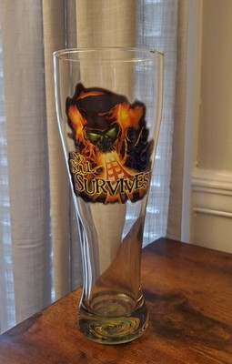 Universal Studios Revenge of the Mummy ride Beer Glass Souvenir 2005