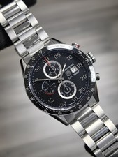 TAG Heuer Carrera Men's Black Watch - CAR2A10.BA0799 W/ B&P