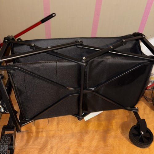 Small New Folding Cart With Wheels & Extendable Handle Great For Kids, Grocery - Picture 3 of 5