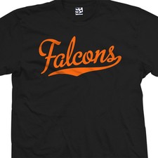 Falcons Script Tail Shirt | High School Sports Baseball Team | All Size & Colors