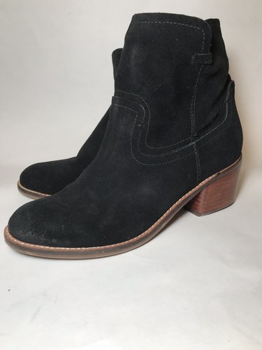 Dolce Vita Slouchy Western Black Suede