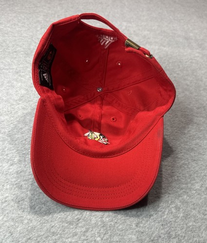 Chicago Blackhawks Hat Mens Adjustable Adidas x NHL Authentic Headwear 2017 - Picture 5 of 8
