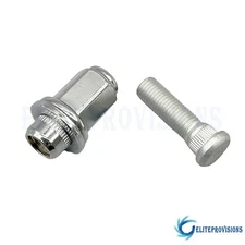 90942-01058 For Wheel Lug Stud Hub 12x1.5 + Lug Nut Chrome New Lexus Toyota