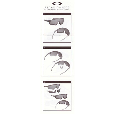 New Authentic Oakley RADAR EV Wind Gasket Kit RADAR EV PATH OO9208