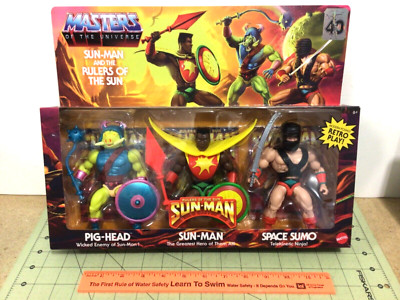 MOTU, Masters Of The Universe Sun-Man and The Rulers Of The Sun Set