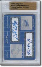 2007 Will MIDDLEBROOKS * Che-Hsuan Lin * Autograph Rookie Press Plate 1/1