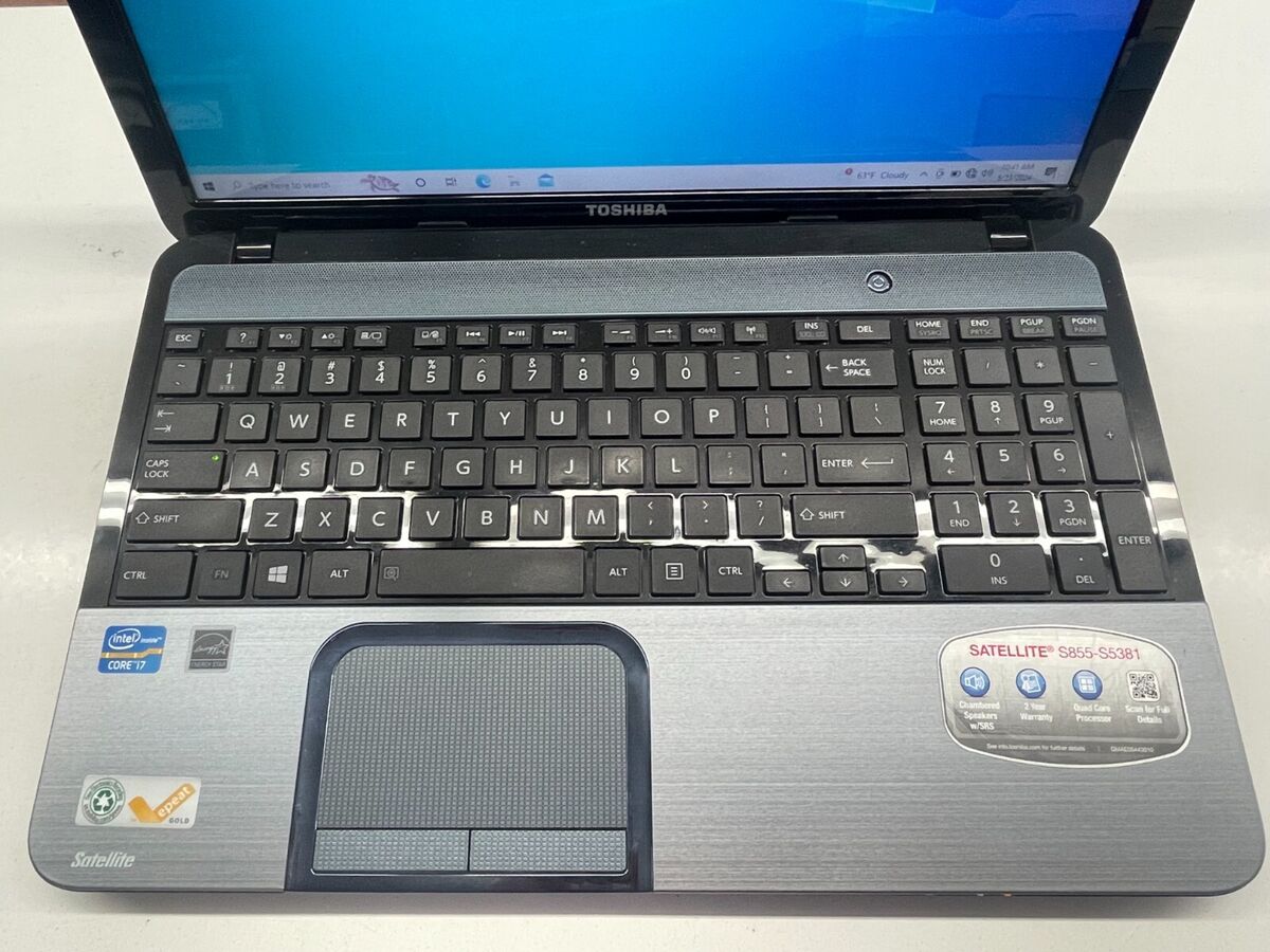 Toshiba Satellite S855-S5381 Intel i7 3630QM 2.40GHz 15.6 Toshiba Satellite S855-S5381 Intel i7 3630QM 2.40GHz 15.6