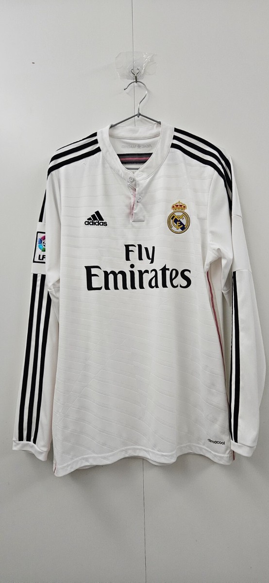 REAL MADRID 2014 2015 HOME AUTHENTIC LONG SLEEVE F49660 JERSEY