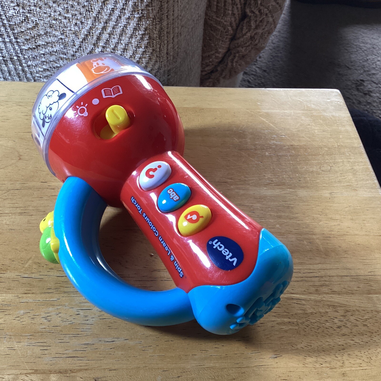 VTech Baby Spin & Learn Colours Torch Sensory Toddler Educational Toy