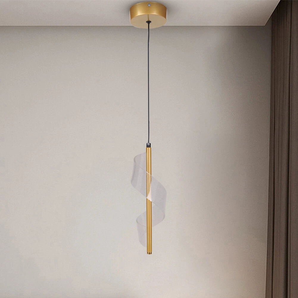 Spiral led pendant sale light