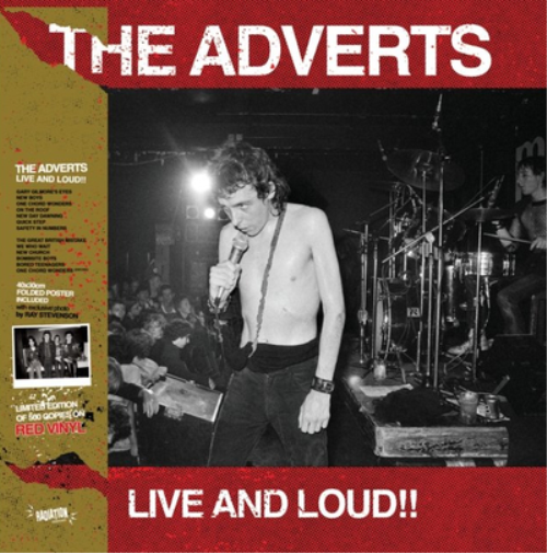 The Adverts Live & Loud (Vinyl LP) 12" Album Coloured Vinyl (Limited Edition)