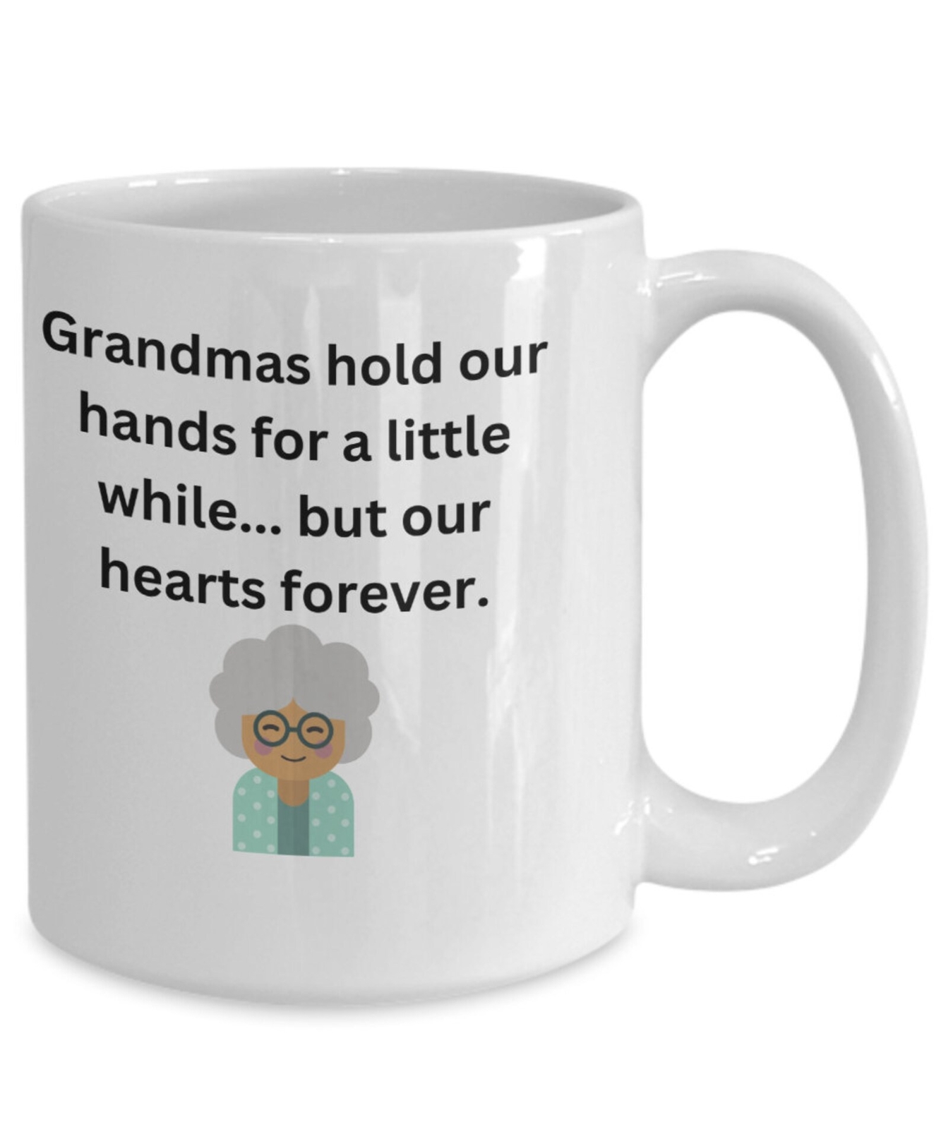 Grandma Grandson Granddaughter Mindful Quote Coffee Tea Mug Cup