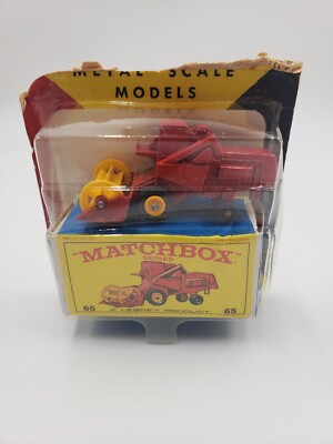 Matchbox Séries N0. 65 Claas Combine Moissonneuse Superbe Parfait Mint